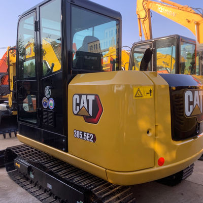 건설 노란색 Cat305 2 차 수동 발굴기 사용 된 Caterpillar 발굴기 5400kg