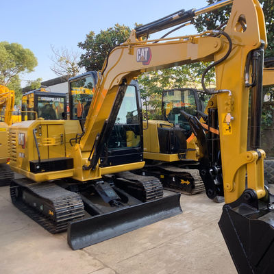 건설 노란색 Cat305 2 차 수동 발굴기 사용 된 Caterpillar 발굴기 5400kg