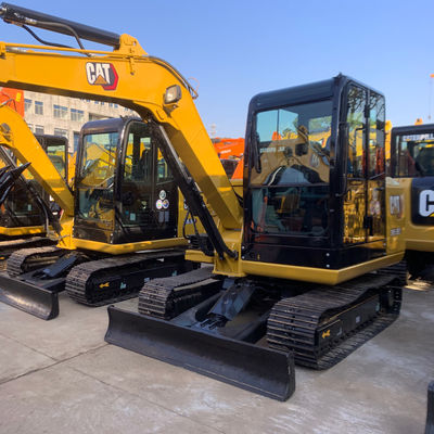 건설 노란색 Cat305 2 차 수동 발굴기 사용 된 Caterpillar 발굴기 5400kg