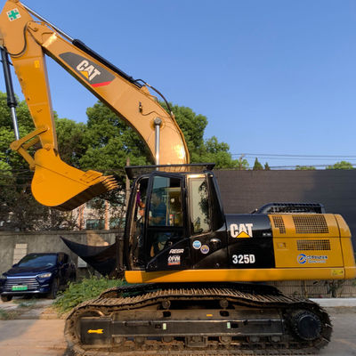 농업용 CAT 발굴기 중고용 배크호 발굴기 CAT325D 노란색