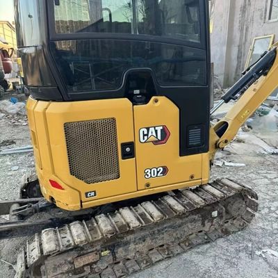 소재 처리 오래된 미니 발굴기 발굴기 Cat302 지구 이동 기계