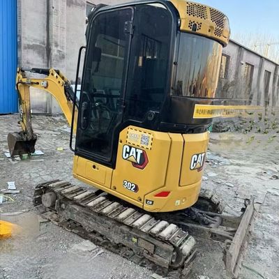 소재 처리 오래된 미니 발굴기 발굴기 Cat302 지구 이동 기계