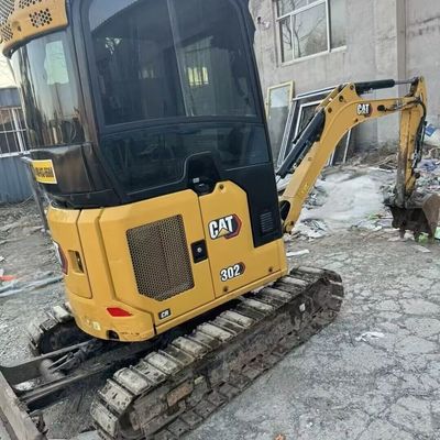 소재 처리 오래된 미니 발굴기 발굴기 Cat302 지구 이동 기계