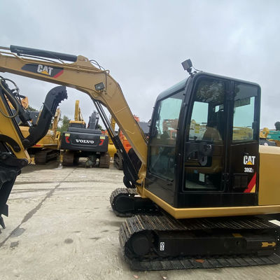 중고 건설 기계 사용 된 발굴기 Cat306E2 34.7kw 도로 건설용