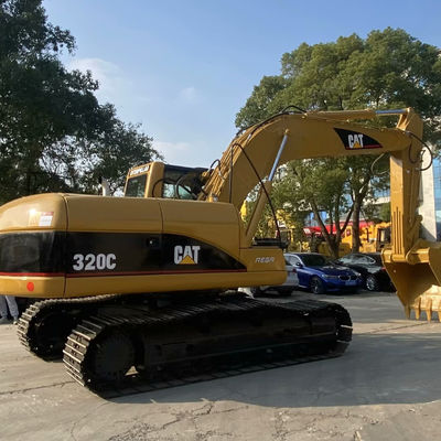 10T CAT320C 사용 된 건설 기계 2 차 핸드 크롤러 캐터필러 발굴기 110kw
