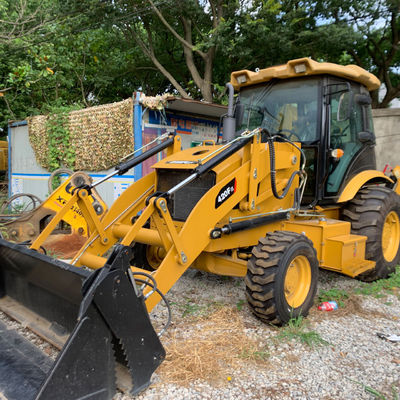 3283kg 부하 사용된 부하기 2차용 CAT 420F 배크호 부하기 76.1kW 건설용