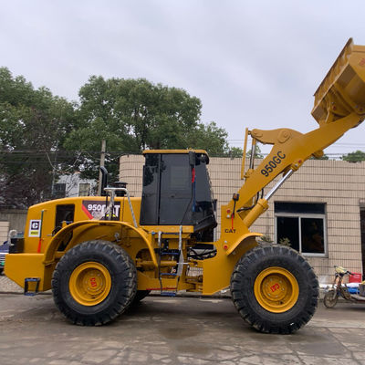 5톤 부하 147 KN 사용 된 휠 로더 CAT 950GC 수압 제어