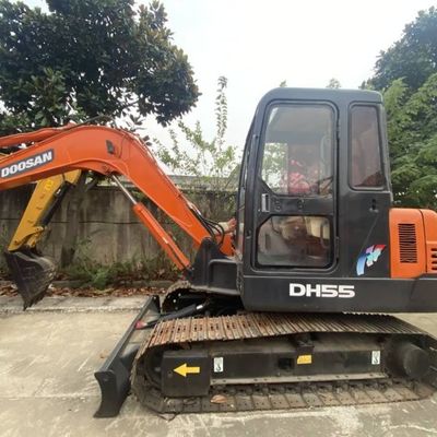 농장 사용 미니 발굴기 DOOSAN 55 크롤러 발굴기 건설 장비