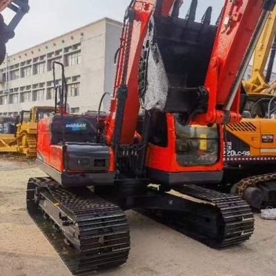 사용 된 Doosan DH140 12 톤 크롤러 발굴기 오래된 지구 이동 기계