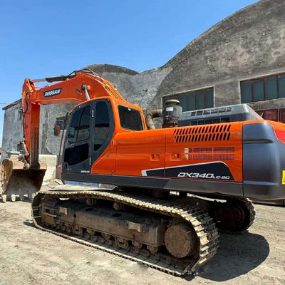 수압 크롤러 사용 된 발굴기 Doosan DX340 지구 발굴 장비 중고