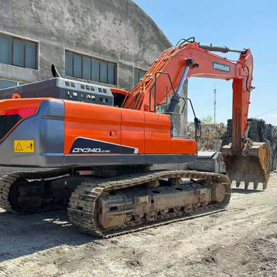 수압 크롤러 사용 된 발굴기 Doosan DX340 지구 발굴 장비 중고