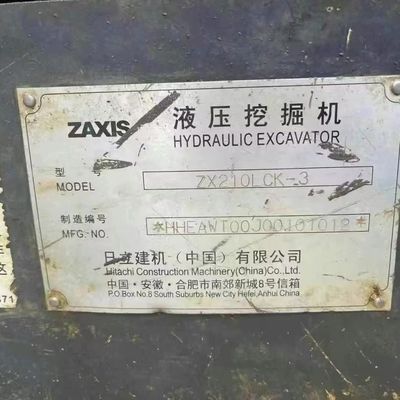 소형 수압 사용 된 발굴기 발굴기 HITACHI Zax210 철거 작업