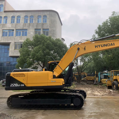 잘 유지 된 중고용 현대 발굴기 현대 220lc-9s 건설 기계 22400kg