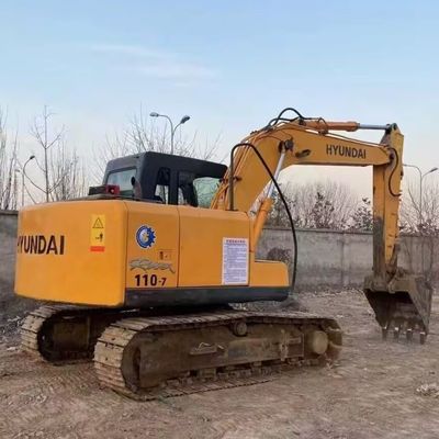 현대 R110-7 중고용 크롤러 발굴기 중고용 발굴기 11200kg 0.30-0.59m3 버킷