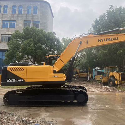 건설 고구마 현대 220lc-9s 노란색 중고 구마기