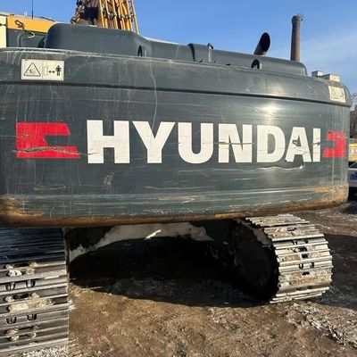 노란색 현대 305 사용 된 발굴기 발굴기 198kw 1900rpm 중고 건설 기계