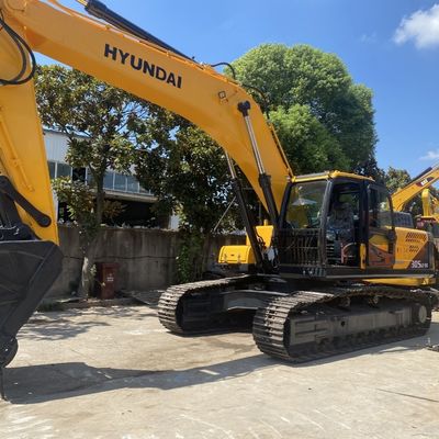 125KW 중고용 현대 발굴기 현대 305lc-9s 수압 크롤러 발굴기 노란색