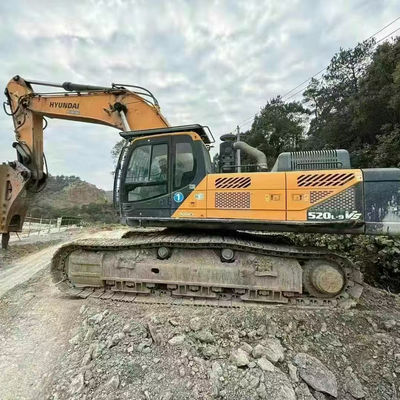 사용 된 현대 크롤러 발굴기 현대520-9 오래된 발굴기 52170kg 디젤 엔진