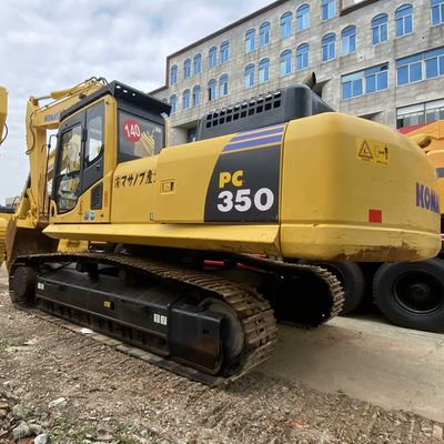 노란색 색상 코마쓰 PC350 사용 코마쓰 발굴기 32300kg 건설 광산