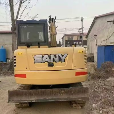 2200rpm 사용된 미니 디게어 SANY 75C 중고용 발굴기 7280kg
