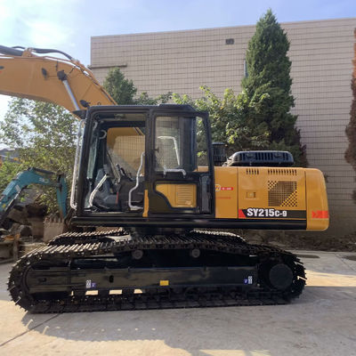 인프라 건설 크롤러 타입 사용 된 발굴기 Sany 215 중량 21900 kg