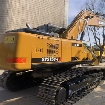 인프라 건설 크롤러 타입 사용 된 발굴기 Sany 215 중량 21900 kg