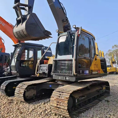 VOLVO EC140 사용 된 수압 발굴기 77KW 오래된 볼보 크롤러 발굴기 고효율