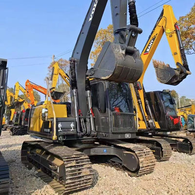 VOLVO EC140 사용 된 수압 발굴기 77KW 오래된 볼보 크롤러 발굴기 고효율