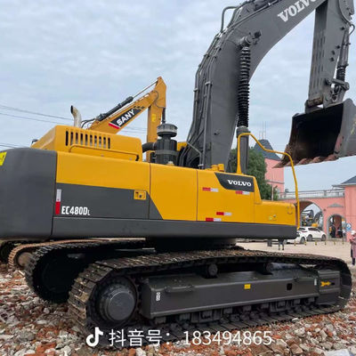 수압 사용 된 발굴기 장비 VOLVO EC480 철거용 연료 효율