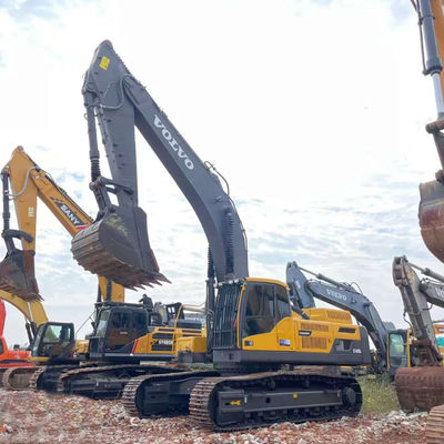 수압 사용 된 발굴기 장비 VOLVO EC480 철거용 연료 효율