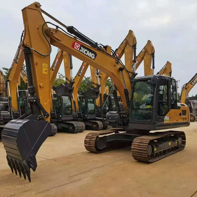 강력한 사용 된 발굴기 XCMG XE135 중고용 수압 크롤러 발굴기