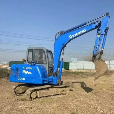 35.5kw 크롤러 사용 된 건설 기계 중고 발굴기 TRONG GC68