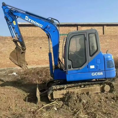 35.5kw 크롤러 사용 된 건설 기계 중고 발굴기 TRONG GC68