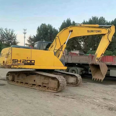 SUMITOMO SH200 사용 된 크롤러 발굴기 103kW 발굴 장비 낮은 소비