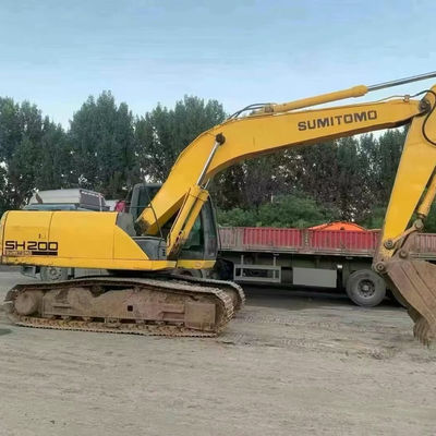 SUMITOMO SH200 사용 된 크롤러 발굴기 103kW 발굴 장비 낮은 소비